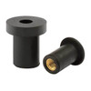 Rivet Nut, #10-32 Thrd Sz, 0.554 in L, Rubber, Protective Powder, 25 PK