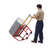 Dayton Drum Cradle,Red,Powder Coated,55 gal 3BA27
