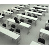 Stacking Chair, 8500 Series, Polypropylene Gray, PK4  8502