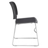 Stacking Chair, 8500 Series, Polypropylene Gray, PK4  8502