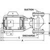 Hydronic Circulating Pump, 1-6 hp, 115V, 1 Phase, Flange Connection  102210
