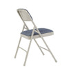 National Public Seating Folding Chair,Fabric,29-1-2in H,Gray,PK4 2205