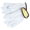 Mcr Safety Leather Gloves, Cut Level A4 ,L 12 PK 3613HL