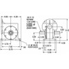 Dayton Speed Reducer,C-Face,56C,25:1 2Z152