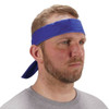 Ergodyne Evaporative Cooling Bandana,Solid Blue 6702