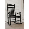 Knollwood Black Wood Mission Rocking Chair KN-28B 818930