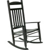 Knollwood Black Wood Mission Rocking Chair KN-28B 818930