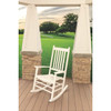 Jackpost White Wood Mission Rocking Chair