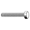 Grade 5, 3/8"-16 Hex Head Cap Screw, Black Oxide Steel, 1 in L, 50 PK