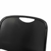 Stacking Chair, 8500 Series, Polypropylene Black, PK4  8510
