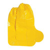 Disposable Boot Covers, Polyolefin, Yellow, Slip Resistant Sole: Yes ,L