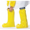 Polyco Disposable Boot Covers, Polyolefin, Yellow, Slip Resistant Sole: Yes ,L 49555