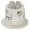 Flanged Locking Inlet, 20 A, 125/250V AC, Single Phase, 3 Pole, Flush Mount, Screw Terminals, White