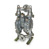 Dayton Double Diaphragm Pump, Aluminum, Air Operated, Santoprene, 160 GPM 3HJX2