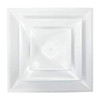 American Louver 14 in Square 3 Cone Diffuser, White STR-C-14W