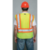 Kishigo Large Class 2 Breakaway High Visibility Vest, Lime 1174-L