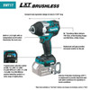 Makita Impact Wrench,Cordless,18V DC,6 5/8" XWT17Z