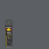 Rust Preventative Spray Paint, Dark Machine Gray, Gloss, Solvent, 15 oz  V2187838
