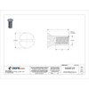 Barrel Bolt, 5-16"-18, 1 in Brl Lg, 7-16 in Brl Dia, Stainless Steel Plain, 5 PK  Z5040