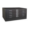 Manufacturer Varies Cabinet,Flat File,5 Drawer,Black 2CLC2