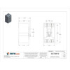 Molded Case Circuit Breaker, HMCP Series, 30A, 3 Pole, 600V AC, 65kA at 600V AC  HMCP030H1C