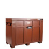 Drop-Front Jobsite Box, Brown, 60 in W x 31 in D x 45 in H  1-657990