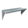 Manufacturer Varies Steel Wall Shelf, 12"D x 24"W x 11-1-2"H, Silver 2HFX9
