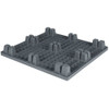High Density Polyethylene Pallet, 48 in L, 40 in W, 6 in H, 1,200 lb Dynamic  4FB88