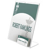 Deflecto Sign and Business Card Holder,8-1-2x11 590601GR