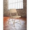 National Public Seating Folding Chair,Beige,18-3-4 In.,PK4 301