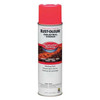 Construction Marking Paint, 17 oz., Fluorescent Pink, Water -Based
