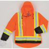 Tough Duck Hi-Vis Parka,5-in-1,Fluorescent Org,M S42611