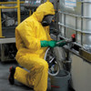Kleenguard ChemSpry Protect Covall Hood Boot ZipFrnt ElasWrist 3X YEL 00686