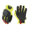 Hi-Viz FastFit(R) D4-360 Hi-Vis Cut Resistant Gloves, Synthetic Leather Palm, 9