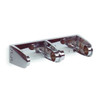 Tough Guy Toilet Paper Holder,(2) Rolls,Polished 3P914