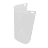 Faceshield Window, Clear Visor, 8 in Height, Uncoated Lens, clear