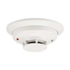 Smoke Alarm, 12/24V, Hardwired, Photoelectric, 4-Wire, Includes Mounting Base