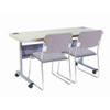 National Public Seating Stacking Chair, 8600 Series, Fabric Gray 8652