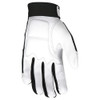 914 Mechanics Gloves, Goatskin Palm, Spandex Back, L, Black-White  914L