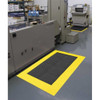 Notrax Interlocking Antifatigue Mat Tile, 12 in W x PVC, Black 621STL12BL