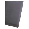 Antifatigue Mat, 12 ft. L x 3 ft. W, 1" Thickness, Vinyl, Corrugated, Black