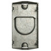Box Cover, Square Box Type, 1 Gang, Galvanized Steel, Raised Cover Type  701RD