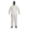 10 Standard Fit Hood. Elastic Wrists. Elastic Waist. White. 2X  PB122SWH2X002500