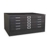 Manufacturer Varies Cabinet,Flat File,5 Drawer,Black 2CLA8