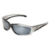 Kazbek, Safety Glasses, Anti-Scratch, Gray Mirror Lens, Black Frame, Full-Frame