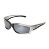 Kazbek, Safety Glasses, Anti-Scratch, Gray Mirror Lens, Black Frame, Full-Frame