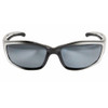 Kazbek, Safety Glasses, Anti-Scratch, Gray Mirror Lens, Black Frame, Full-Frame  SK117