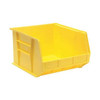 Hang & Stack Storage Bin, Polypropylene, Yellow, 11 in H, 16 1/2 in W, 18 in L