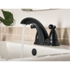 Moen Banbury 2-Handle Lever Low Arc Centerset Bathroom Faucet, Matte Black 84942BL 443465