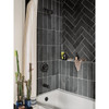 Moen Banbury Posi-Temp 1-Handle Lever Tub and Shower Faucet, Matte Black 82910BL 478706